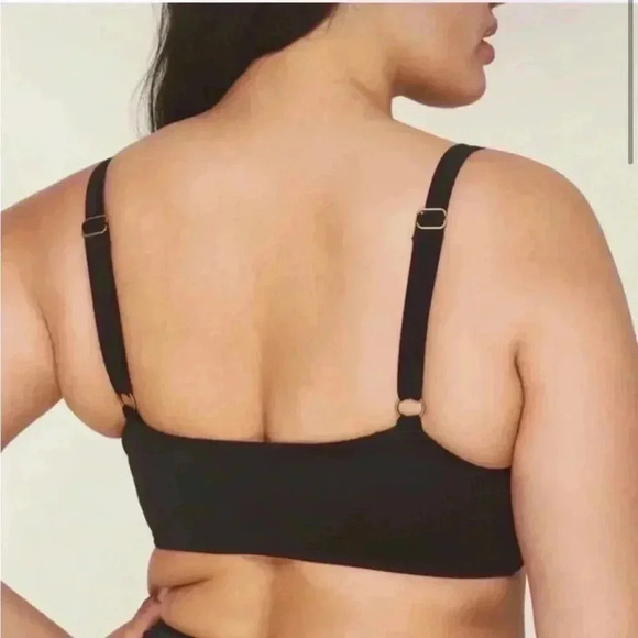 Andie Belmar Bikini Top in Black Size M - Picture 2 of 11